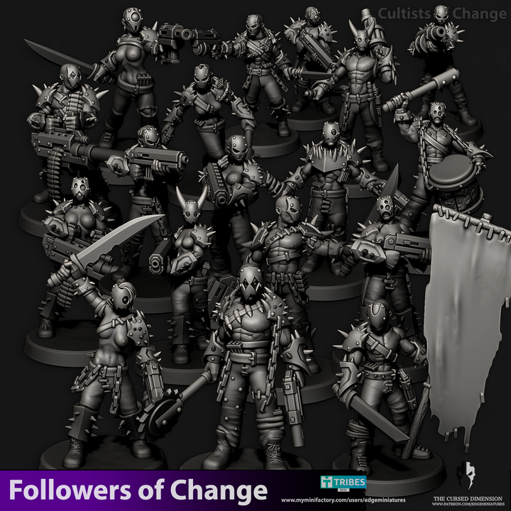 Cultists of Change - Followers of Change - 28mm