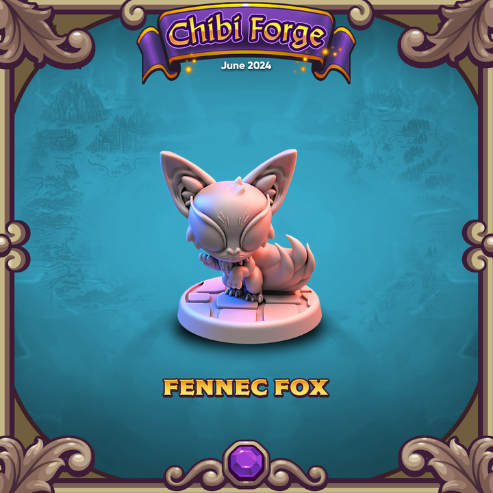 3D Printable Chibi Forge - Release 17 - June 2024 by Titan Forge Miniatures