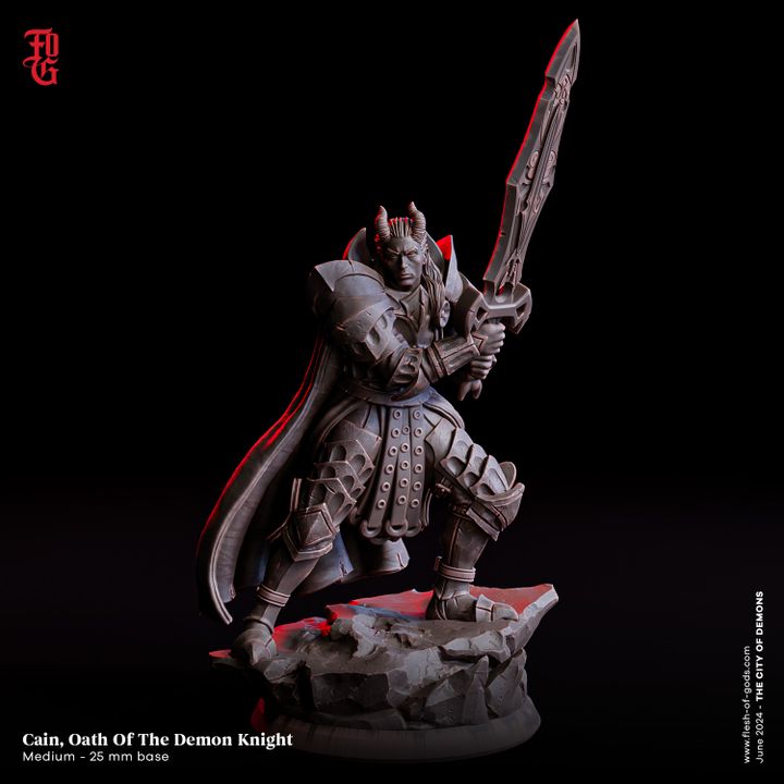 Cain, Oath of the Demon Knight v1 (Half-Demon Paladin)