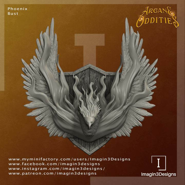 Pre-supported Phoenix Bust