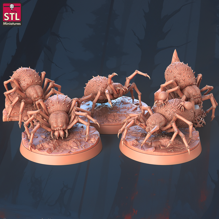 Giant Spiders Set