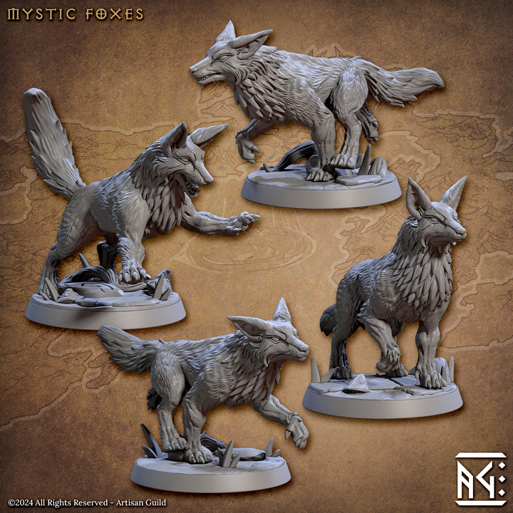 Mystic Fox Rider - A (Deeproot Lurikeens) image