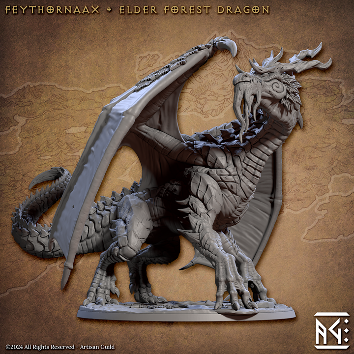 Feythornaax - Elder Forest Dragon (Deeproot Lurikeen) image