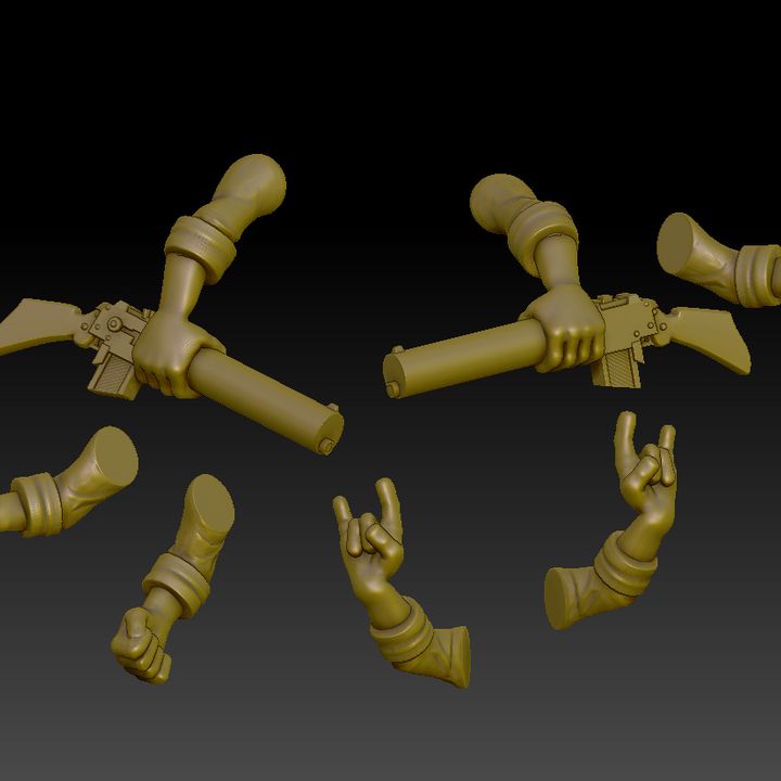 3D Printable Accessories for Crusaders and Coftyrans by Josh Qualtieri