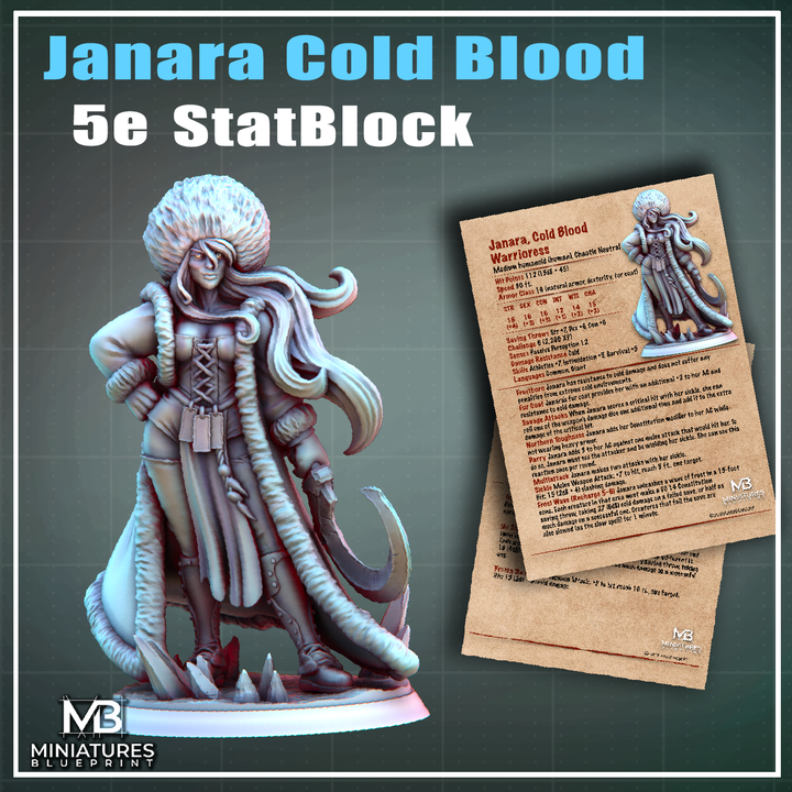 PDF - Janara Cold Blood 5e Statblock