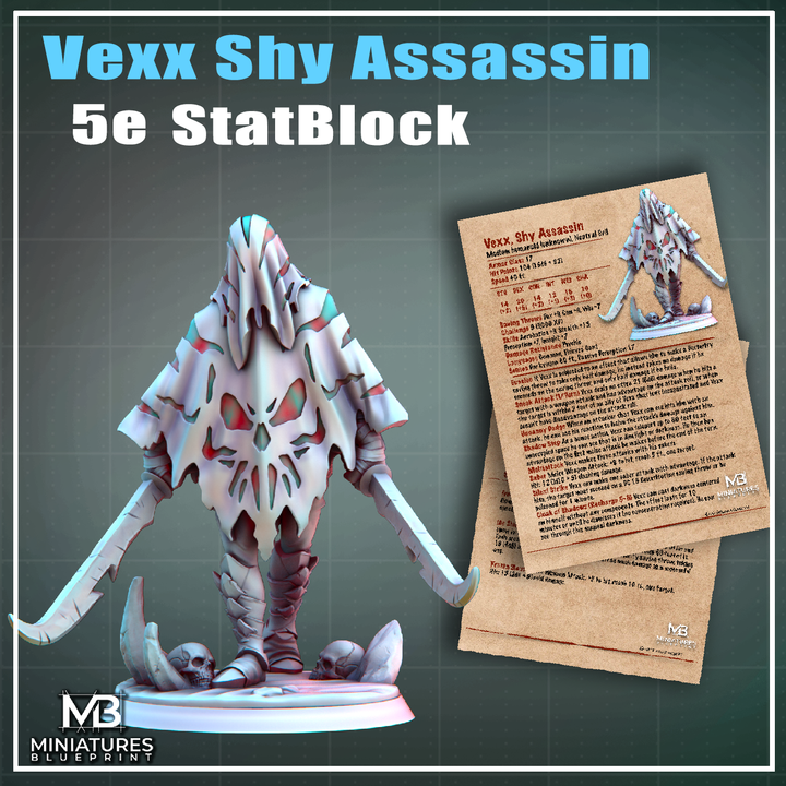 PDF - Vexx Shy Assassin 5e Statblock