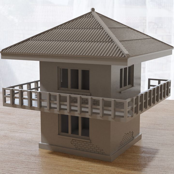 3D Printable Soviet Military Outpost - Watch Tower - Zona Alfa ...