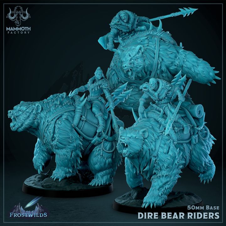 Dire Bear Riders Pack