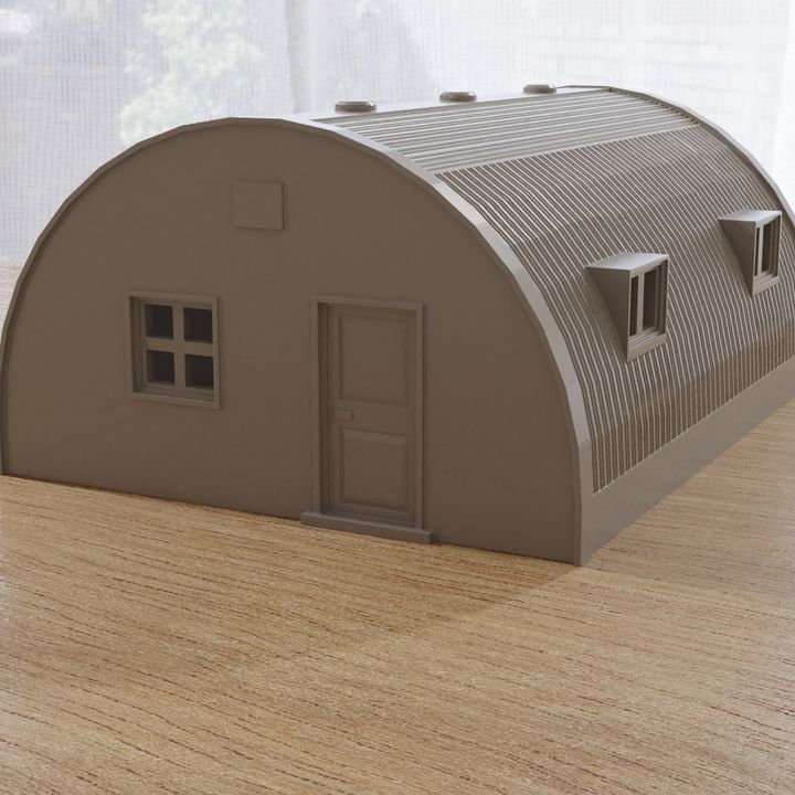 3D Printable Soviet Military Outpost - Quonset Hut Barrack - Zona Alfa ...