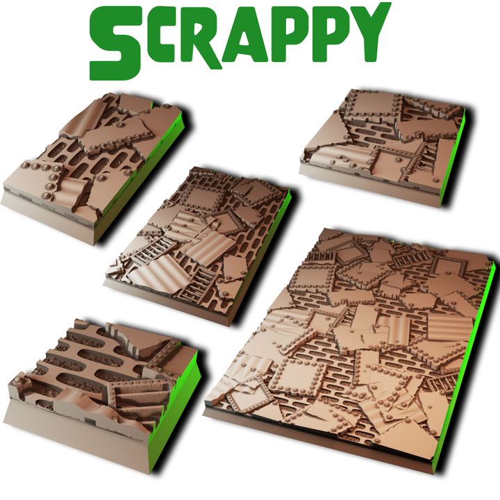 Scrappy Square Bases