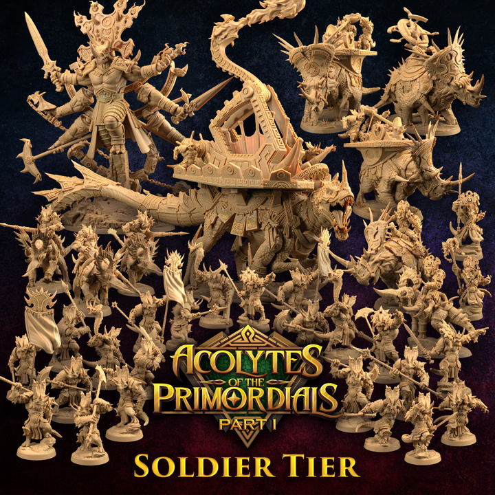 Acolytes of The Primordials Pt. 1 Army | Soldier Tier | PRESUPPORTED image