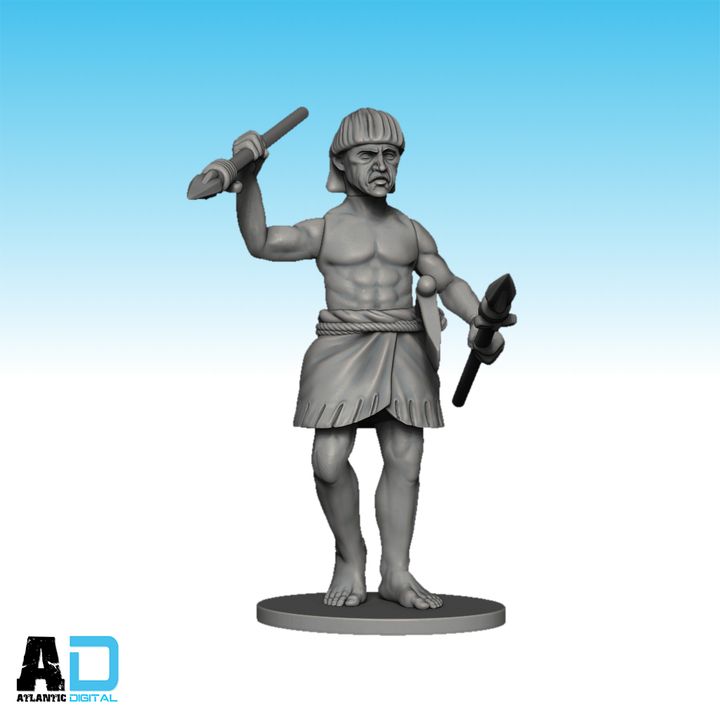 3D Printable Sumerian Nim Skirmishers by Wargames Atlantic