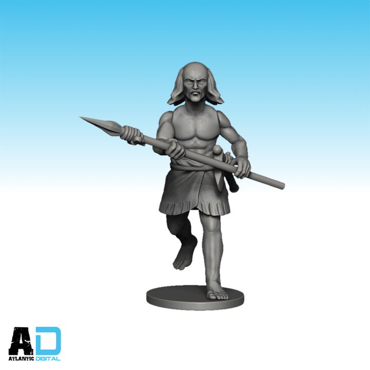 3D Printable Sumerian Nim Skirmishers by Wargames Atlantic