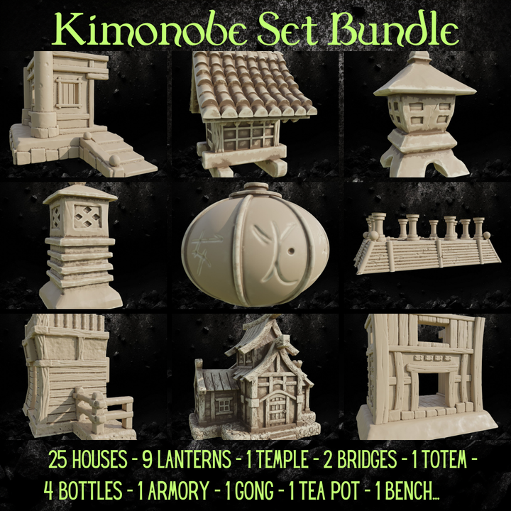 Kimonobe Set Bundle (Japanese inspiration)