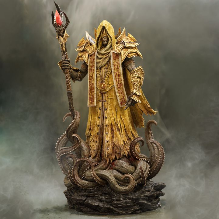 3D Printable Hastur - The King in Yellow by MythosMakers