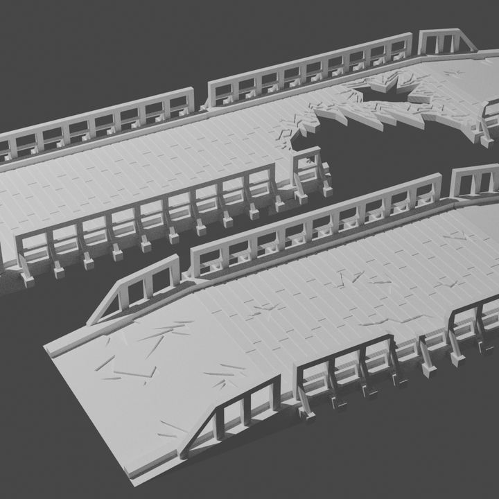 その他 Terrain - Houses Connected by a Bridge Terrain - Houses Connected by a Bridge Architectural design