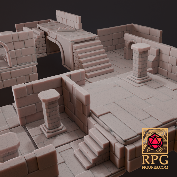 Printable Terrains - Dungeon Pack 2