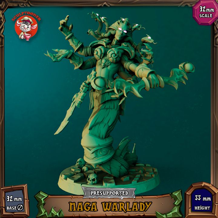World of Warseas 1 - 32mm scale pre-supported set image