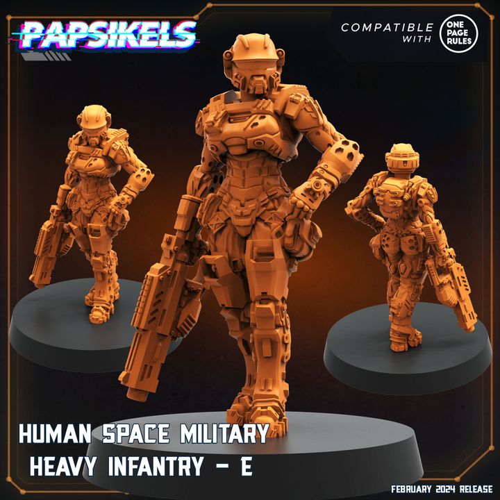 HUMAN SPACE MILITARY HEAVY INFANTRY E