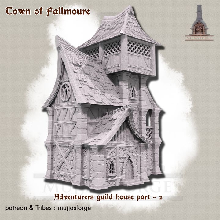 town of Fallmour - Adventurers guild house part - 2