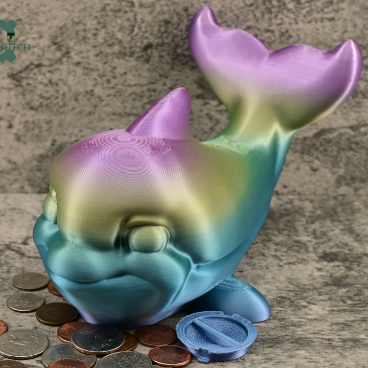 Dolphin Piggy Bank image
