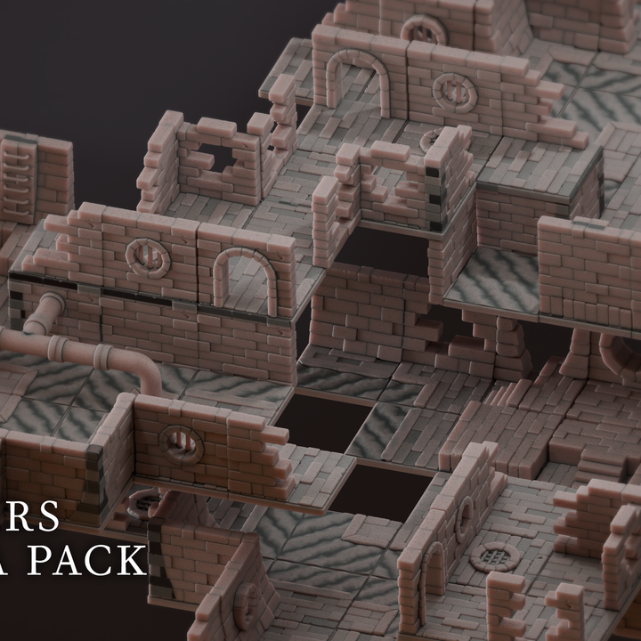 Printable Terrains - Sewers MEGA Pack image