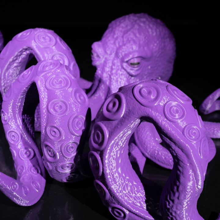 3D Printable Octopus Controller & Headphone Holder by Stlflix