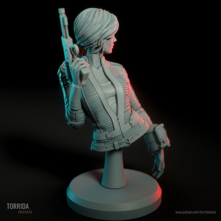 Lucy from Fallout - 3D bust image