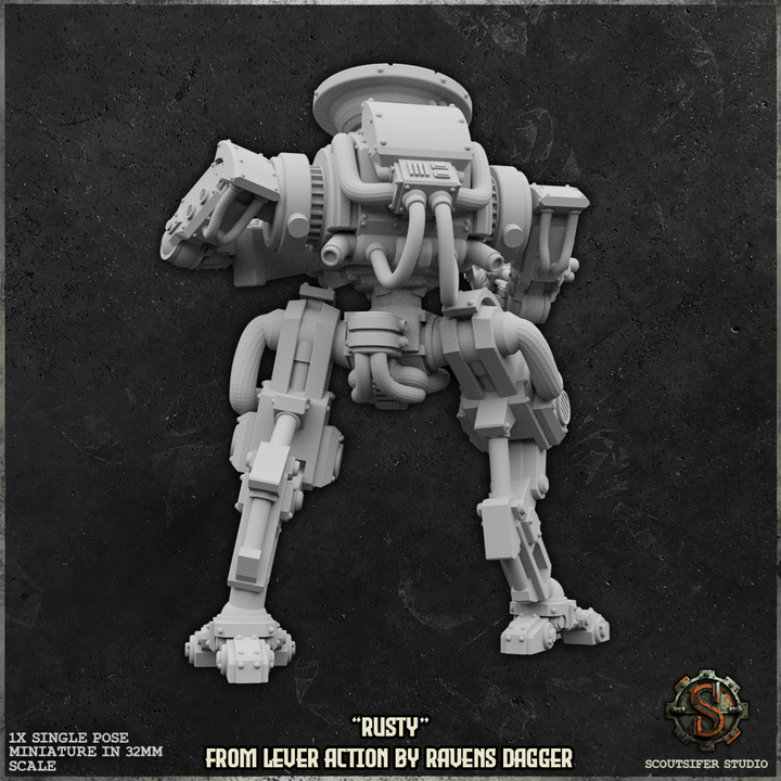 FREE "Rusty" | Steampunk Mecha Character image