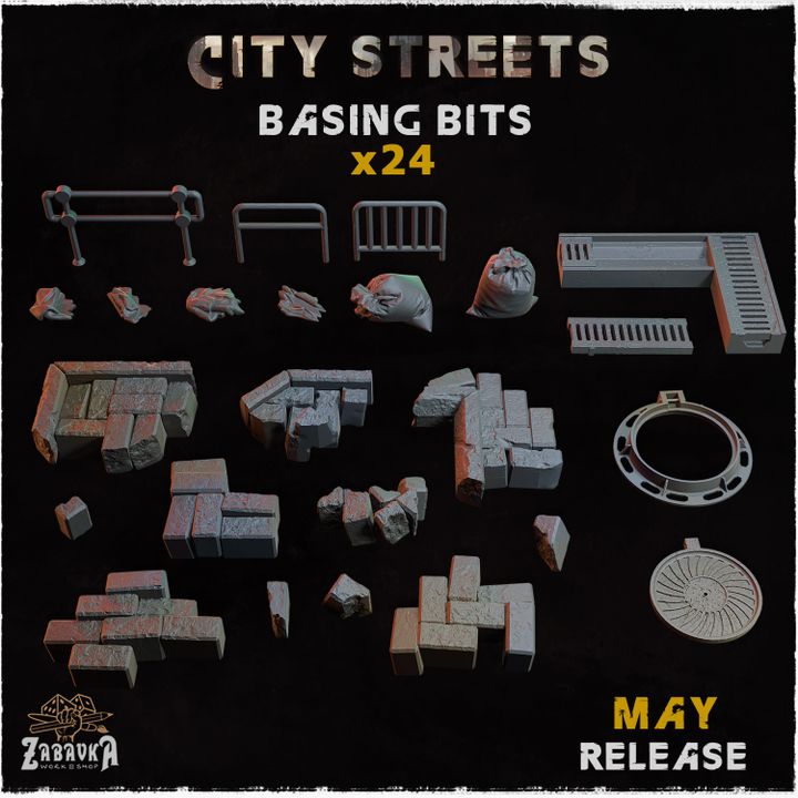 City streets - Basing Bits image