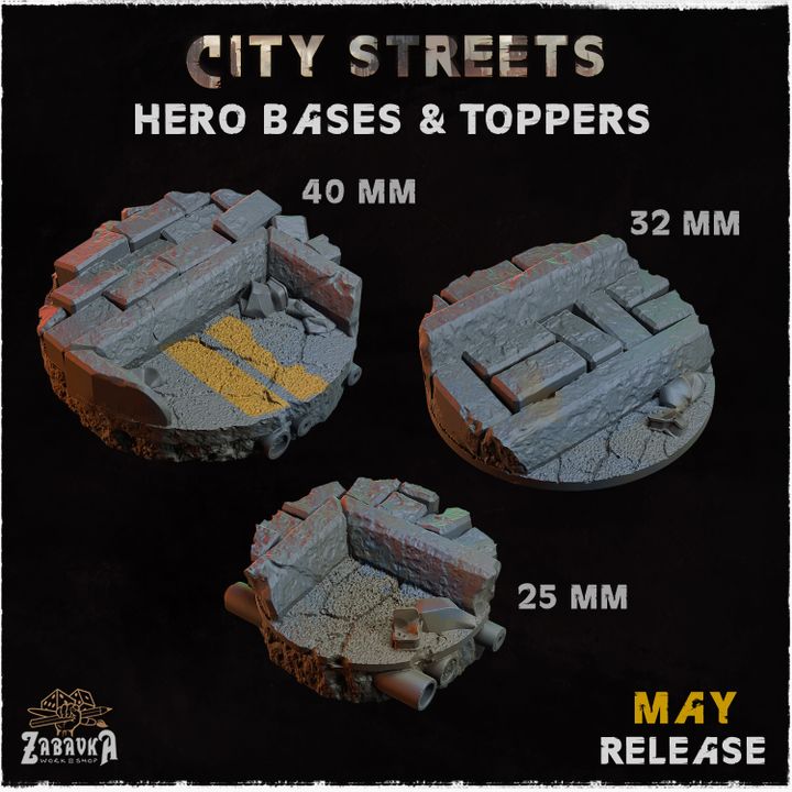 Hero Bases & Toppers - City streets