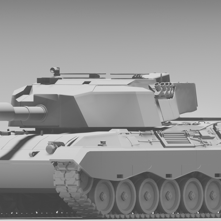 Leopard 1A6 with Extra armo and 120mm gun