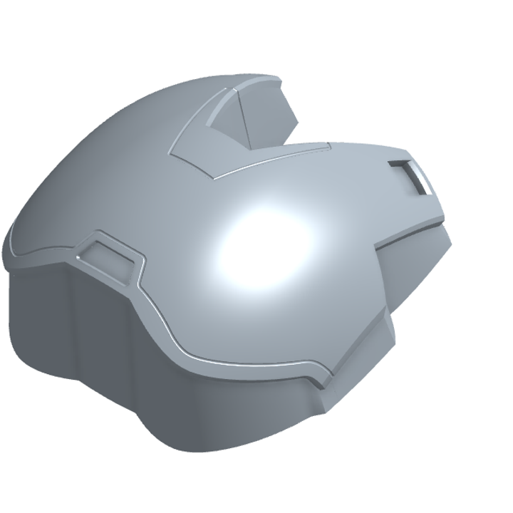 3D Printable Locus Helmet by Aguilar Workshop