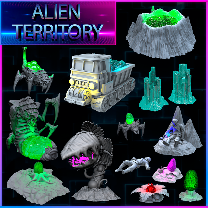 Sci-fi LEDS Vol. 1 - Alien Territory Set image