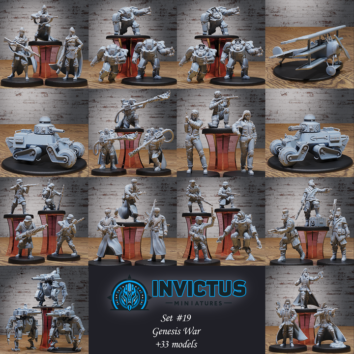 Genesis War Set / World Conflict Warfare Collection / Battle Invasion Encounter / Pre-Supported