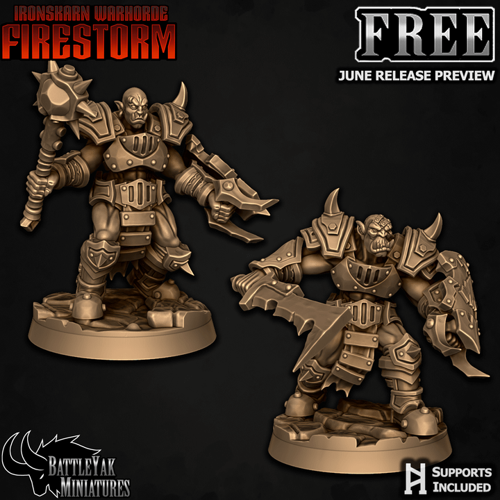 Ironskarn Warhorde Free Files - June Release Preview