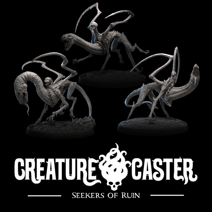 3D Printable Seekers of Ruin by Creature Caster