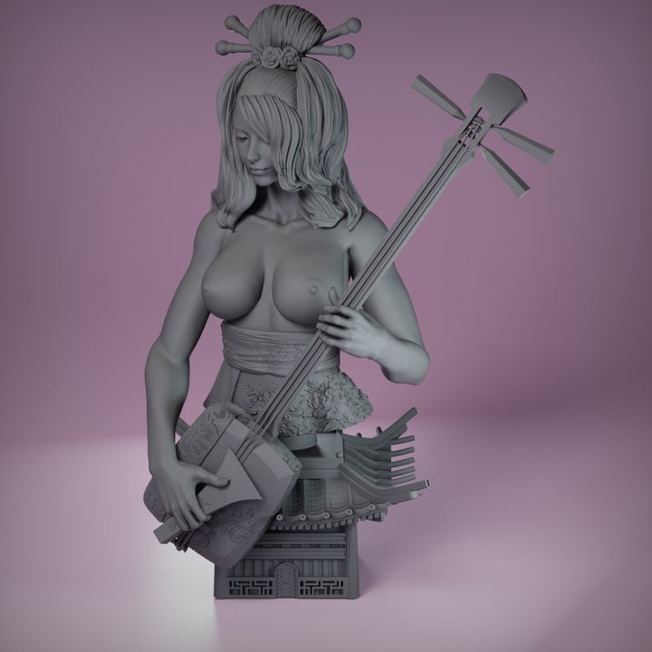 BUST NSFW Benzaiten - Goddess of Eloquence image