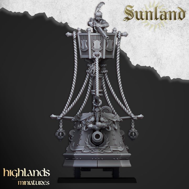 Sunland Ironclad Landship - Highlands Miniatures image