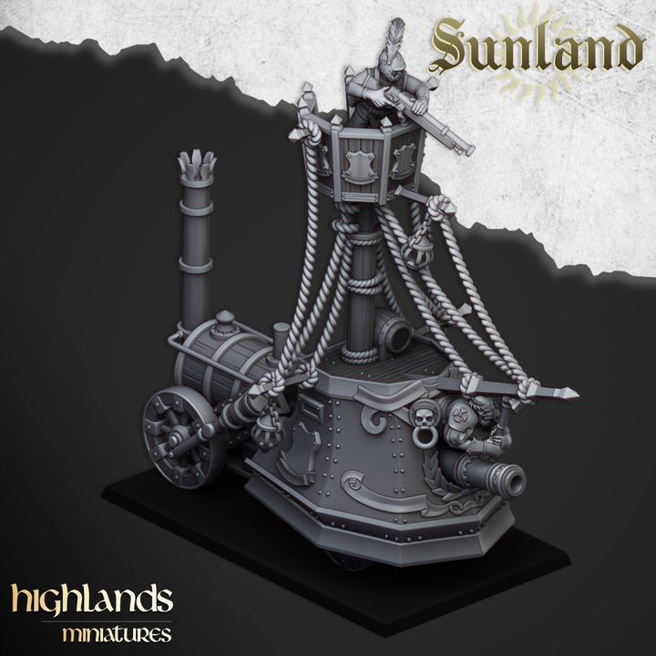 Sunland Ironclad Landship - Highlands Miniatures image