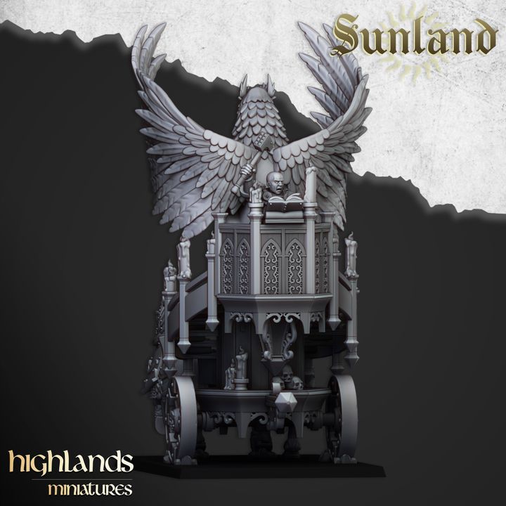 Sunland Altar Wagon - Highlands Miniatures image