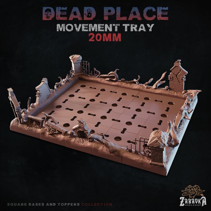 Dead Place - Modular Movement Tray (20x20)