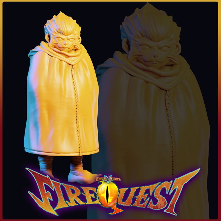 Shady Character 3, Fire Quest Miniature - Pre-Supported image