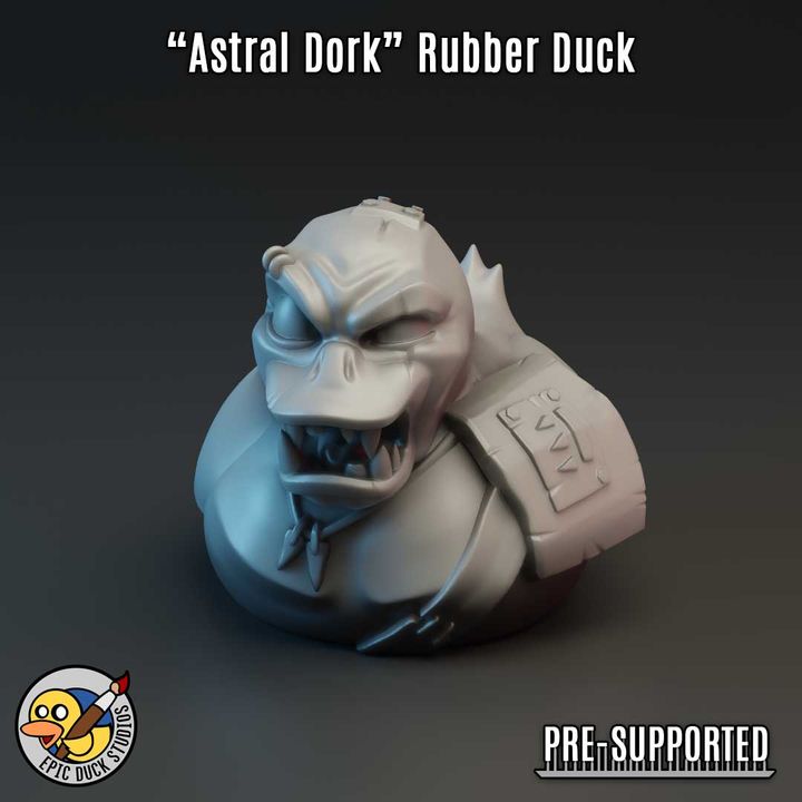 Astral Dork Rubber Duck - Space Orc Proxy