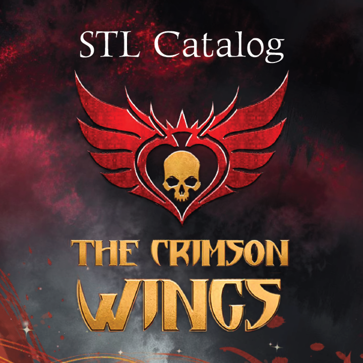 Crimson Wings STL Catalog & Proxy Models Table image