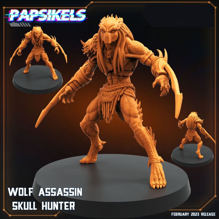 WOLF ASSASSIN SKULL HUNTER