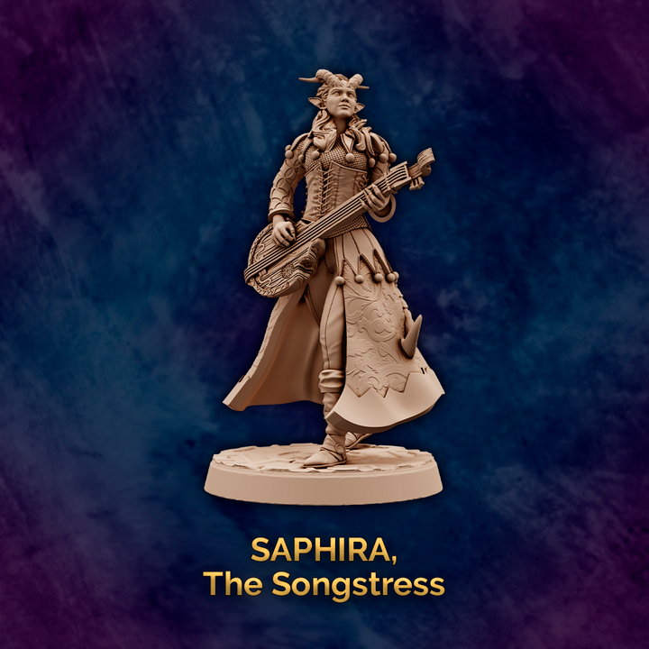 Saphira, the Songstress - Human Bard