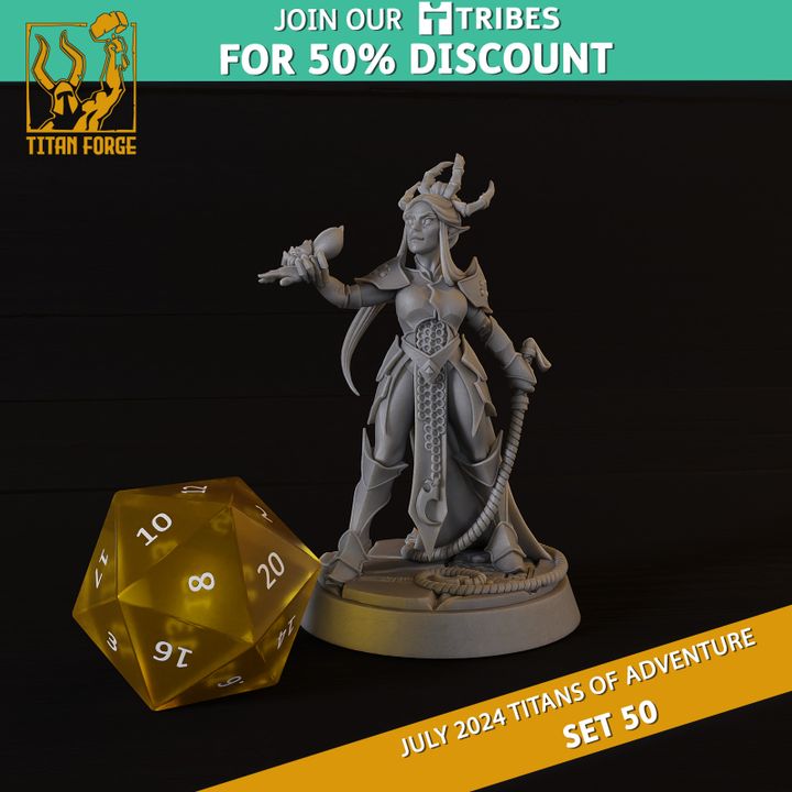 3D Printable RPG - DnD Hero Characters - Titans of Adventure Set 50 by ...