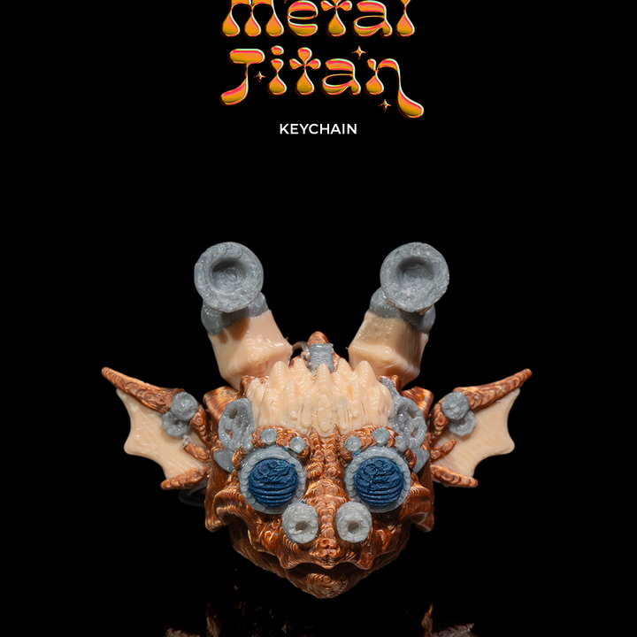Metal Titan Keychain