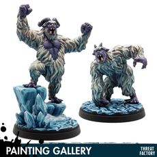 Picture of print of Two yetis